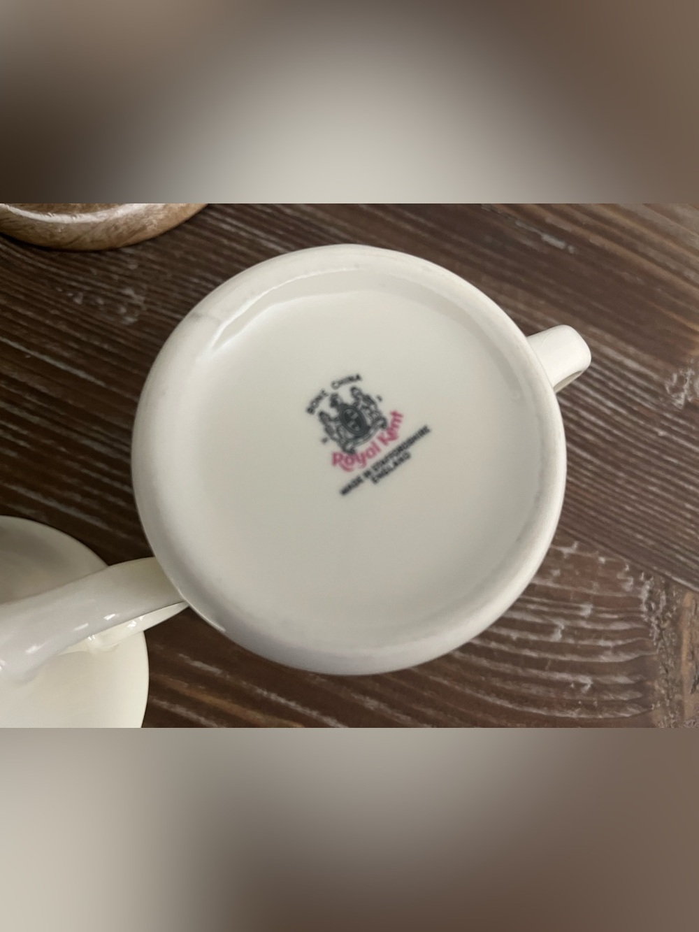 Set of 2~Vintage Royal Kent Teddy Bear Children’s Cup Bone China England - Picture 12 of 12